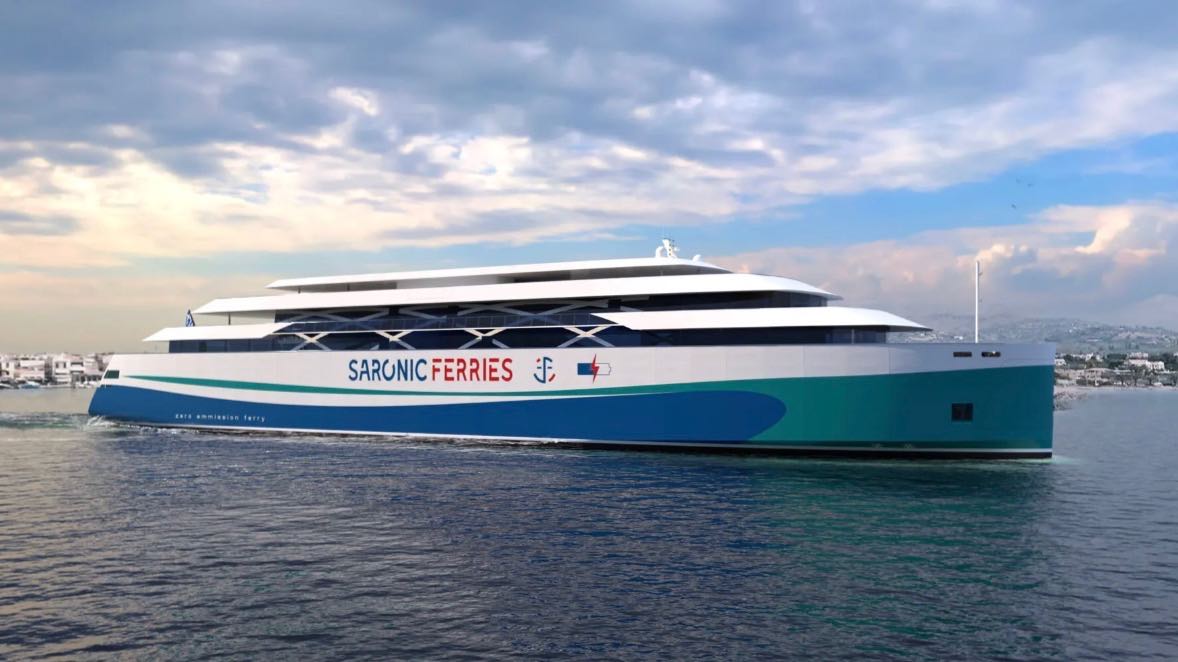 The first fully-electric Ro-Pax Ferry in Greece