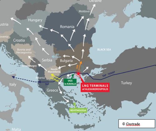 Piping supply for the Alexandroupolis FSRU pipeline