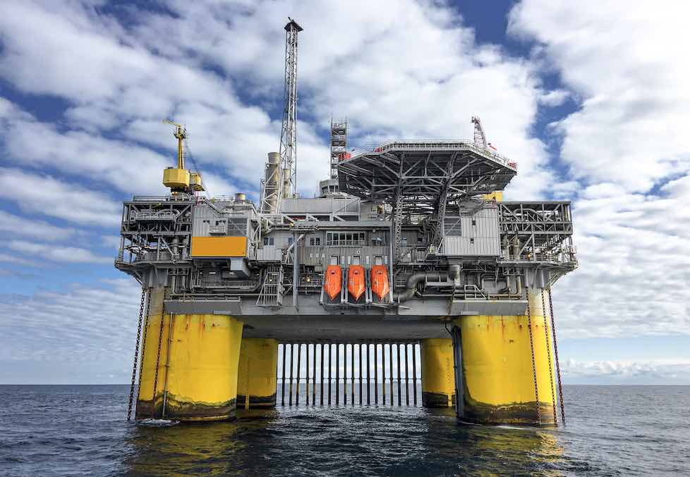 Offshore Oil Drilling Underwater