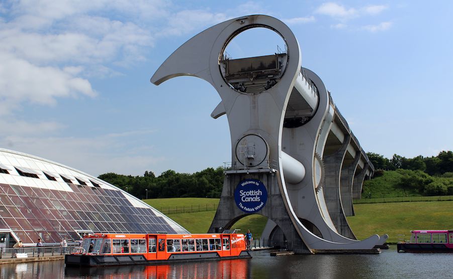 What is the Falkirk wheel? Advanced boat lift