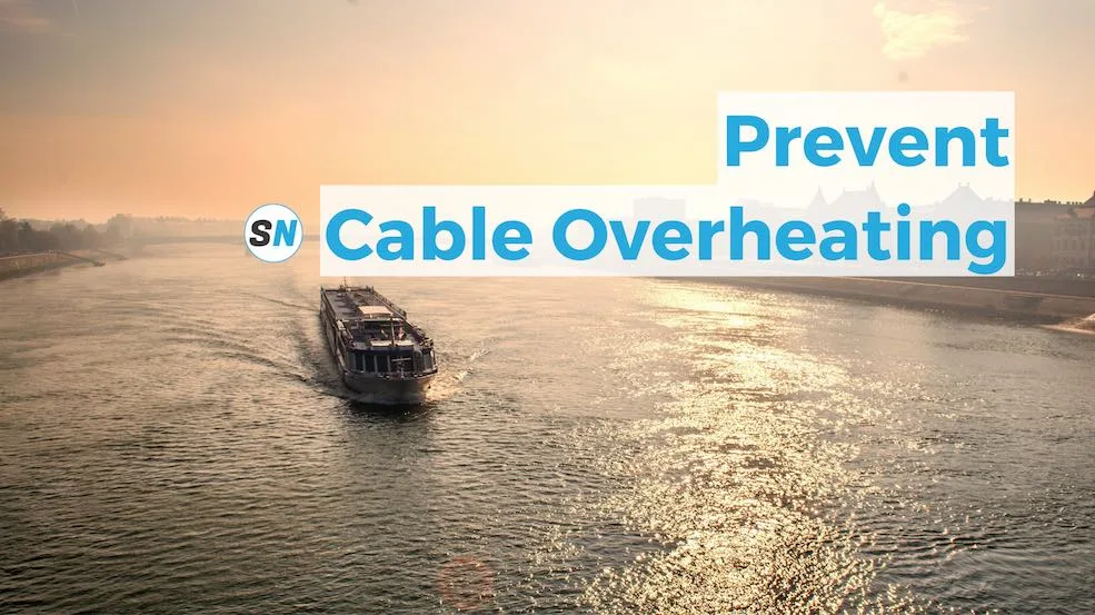 How to calculate the current rating to prevent cable overheating