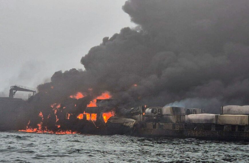 North Sea Tanker Collision with Cargo Vessel - What happened?